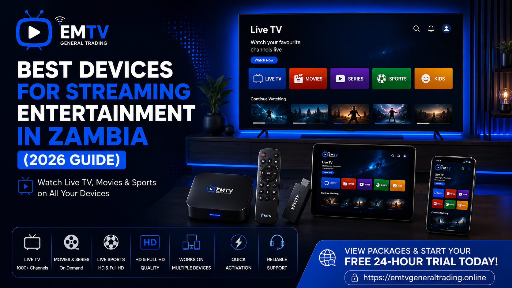 Best Smart TVs and Devices for Streaming Entertainment in Zambia (2026 Guide)