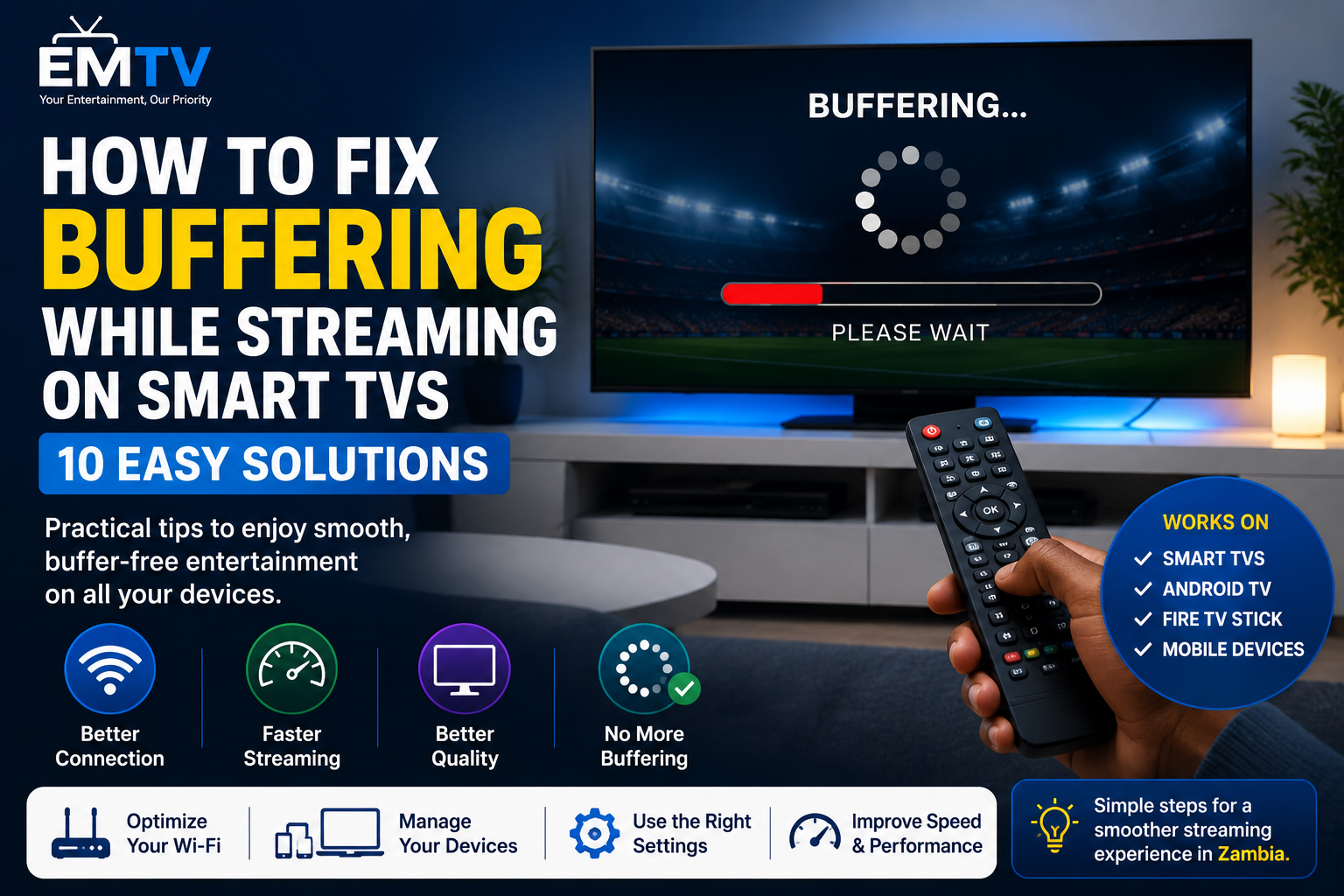 How to Fix Buffering While Streaming on Smart TVs (10 Easy Solutions)
