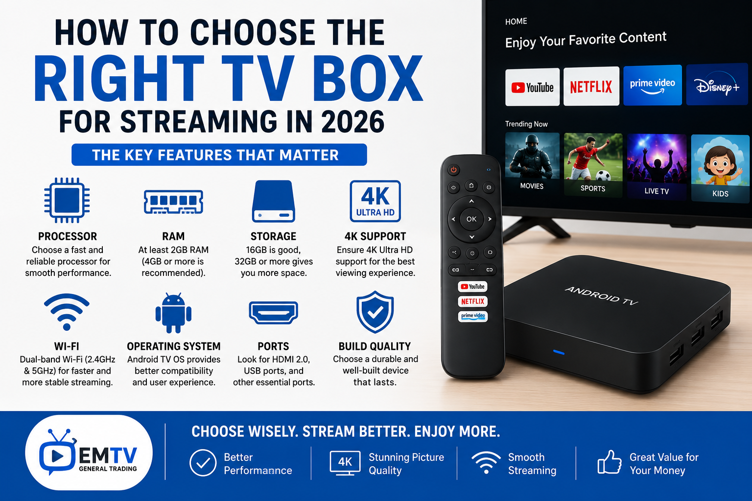 How to Choose the Right TV Box for Streaming in 2026