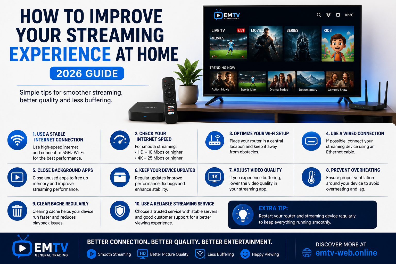 How to Improve Your Streaming Experience at Home (2026 Guide)